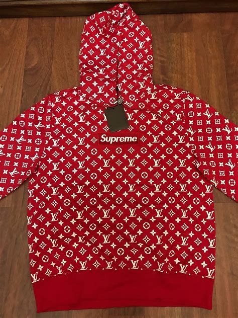 lv hoodie supreme|supreme lv hoodie cheap.